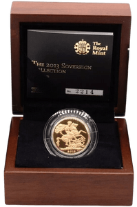 2013 GOLD PROOF SOVEREIGN BOXED - GOLD PROOF SOVEREIGNS - Cambridgeshire Coins