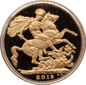 2013 GOLD PROOF SOVEREIGN BOXED - GOLD PROOF SOVEREIGNS - Cambridgeshire Coins