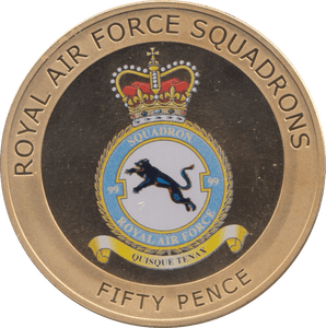 2013 GUERNSEY ROYAL AIR FORCE SQUADRONS 50P - WORLD COINS - Cambridgeshire Coins