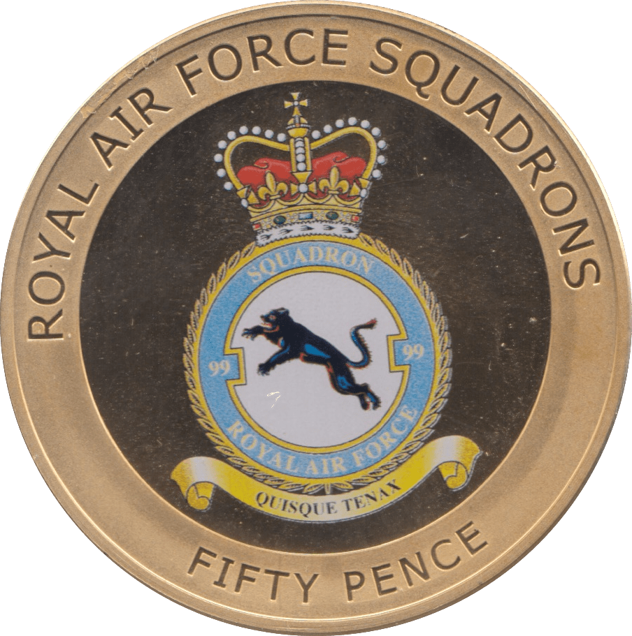 2013 GUERNSEY ROYAL AIR FORCE SQUADRONS 50P - WORLD COINS - Cambridgeshire Coins