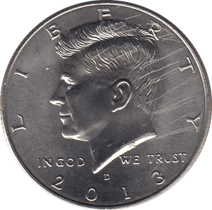 2013 HALF DOLLAR USA - WORLD COINS - Cambridgeshire Coins