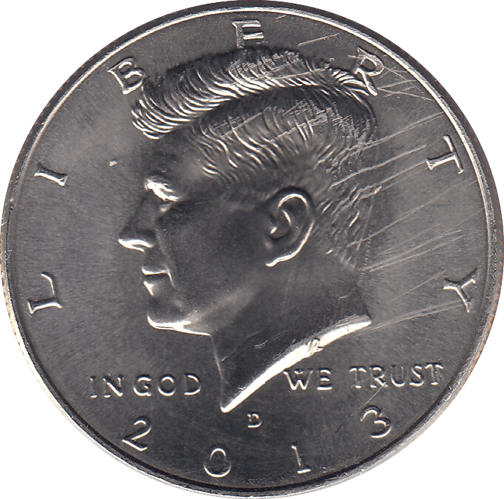 2013 HALF DOLLAR USA - WORLD COINS - Cambridgeshire Coins