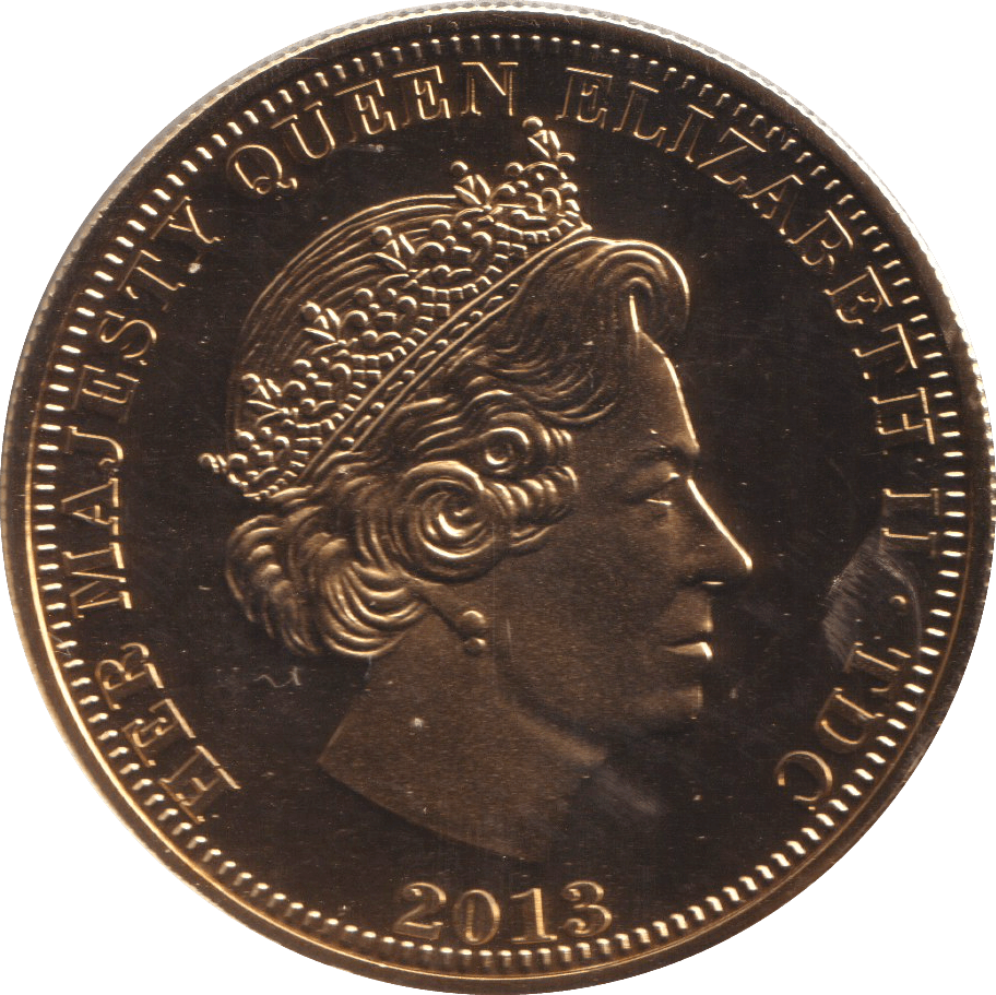 2013 HRH PRINCE GEORGE OF CAMBRIDGE COMMEMORATIVE CROWN TRISTAN DA CUNHA - WORLD COINS - Cambridgeshire Coins
