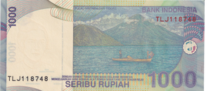 2013 INDONESIA 1000 RUPIAH BANKNOTE REF-1720 - WORLD BANKNOTES - Cambridgeshire Coins