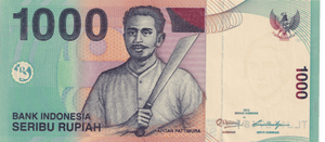 2013 INDONESIA 1000 RUPIAH BANKNOTE REF-1720 - WORLD BANKNOTES - Cambridgeshire Coins