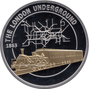 2013 MEDALLION ICONS OF LONDON 1863 LONDON UNDERGROUND F102 - MEDALS & MEDALLIONS - Cambridgeshire Coins