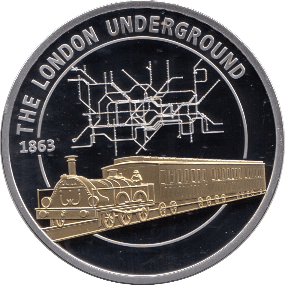 2013 MEDALLION ICONS OF LONDON 1863 LONDON UNDERGROUND F102 - MEDALS & MEDALLIONS - Cambridgeshire Coins