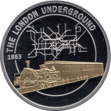 2013 MEDALLION ICONS OF LONDON 1863 LONDON UNDERGROUND F102 - MEDALS & MEDALLIONS - Cambridgeshire Coins