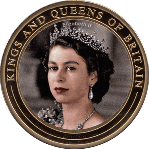 2013 MEDALLION KINGS AND QUEENS OF BRITAIN QUEEN ELIZABETH II F105 - MEDALS & MEDALLIONS - Cambridgeshire Coins