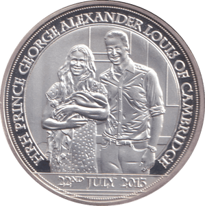 2013 PRINCE GEORGE COMMEMORATIVE COIN - WORLD COINS - Cambridgeshire Coins