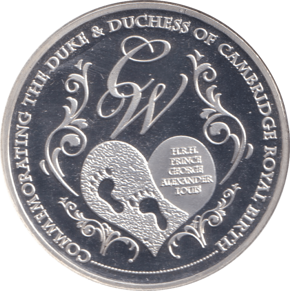 2013 PRINCE GEORGE COMMEMORATIVE COIN - WORLD COINS - Cambridgeshire Coins