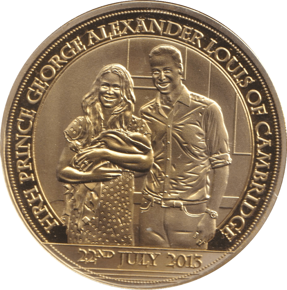 2013 PRINCE GEORGE COMMEMORATIVE COIN - WORLD COINS - Cambridgeshire Coins