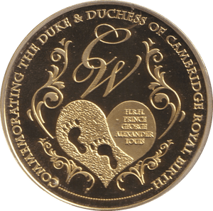 2013 PRINCE GEORGE COMMEMORATIVE COIN - WORLD COINS - Cambridgeshire Coins