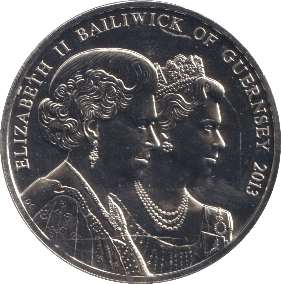 2013 £5 BAILIWICK OF GUERNSEY BU - WORLD COINS - Cambridgeshire Coins