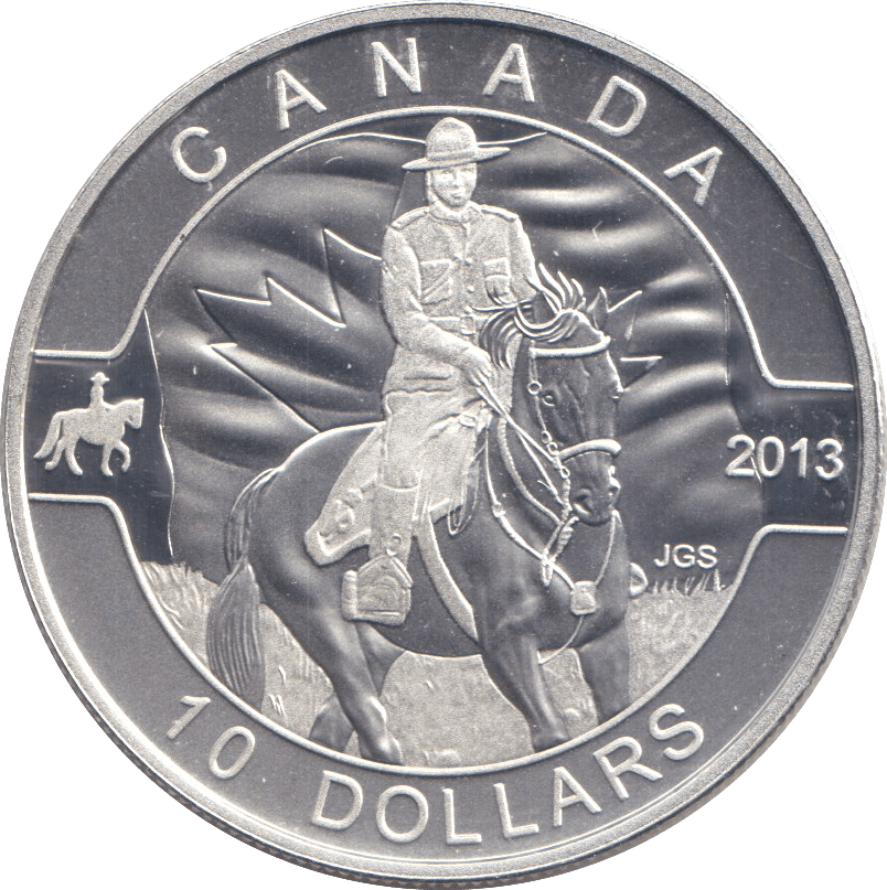 2013 SILVER 10 DOLLARS CANADA - SILVER WORLD COINS - Cambridgeshire Coins