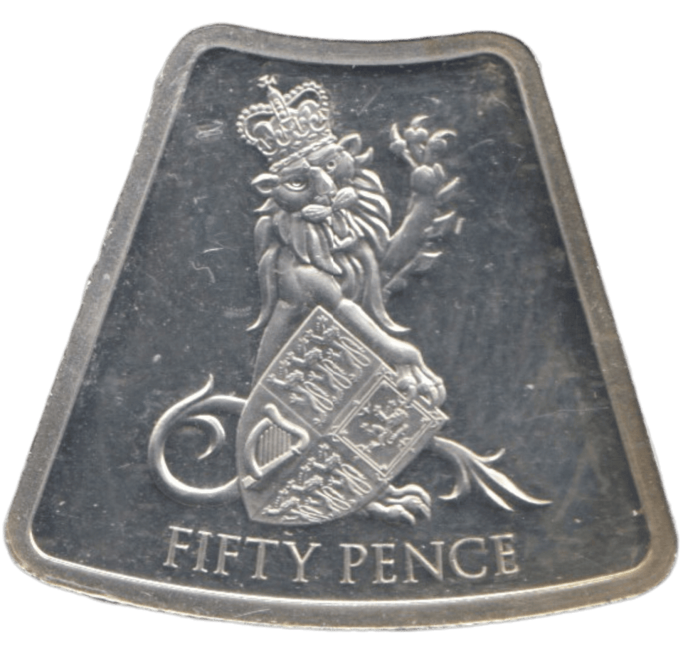2013 SILVER 50 PENCE BAILIWICK OF JERSEY - WOLRD SILVER COINS - Cambridgeshire Coins