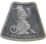 2013 SILVER 50 PENCE BAILIWICK OF JERSEY - WOLRD SILVER COINS - Cambridgeshire Coins