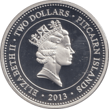 2013 SILVER CROWN ( PROOF ) CORONATION - SILVER WORLD COINS - Cambridgeshire Coins