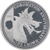 2013 SILVER CROWN ( PROOF ) CORONATION - SILVER WORLD COINS - Cambridgeshire Coins