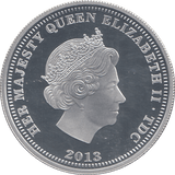 2013 SILVER CROWN ( PROOF ) CORONATION - SILVER WORLD COINS - Cambridgeshire Coins