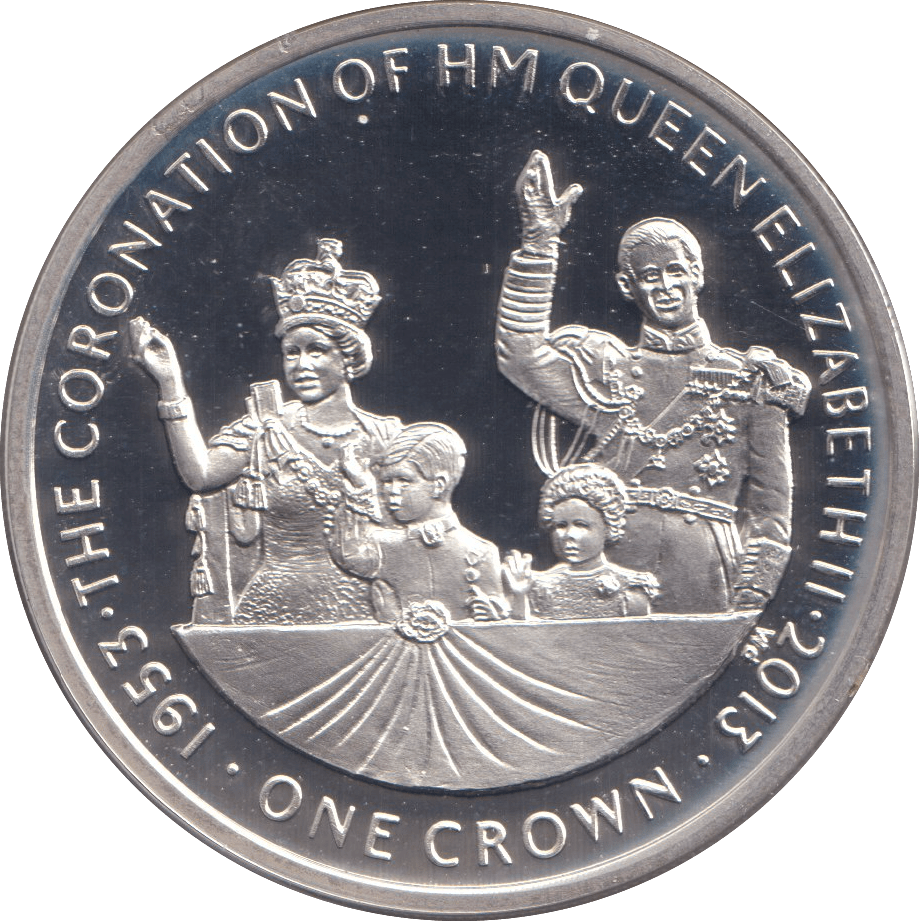 2013 SILVER CROWN ( PROOF ) - SILVER WORLD COINS - Cambridgeshire Coins