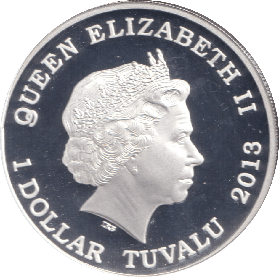 2013 SILVER ONE DOLLAR - SILVER WORLD COINS - Cambridgeshire Coins