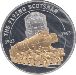 2013 SILVER PLATED MEDALLION ICONS OF A NATION THE FLYING SCOTSMAN - MEDALS & MEDALLIONS - Cambridgeshire Coins