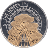 2013 SILVER PLATED MEDALLION ICONS OF A NATION THE LONDON EYE - MEDALS & MEDALLIONS - Cambridgeshire Coins