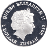 2013 SILVER PROOF 1 DOLLAR TUVALU - SILVER WORLD COINS - Cambridgeshire Coins