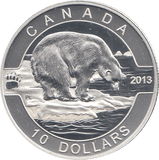 2013 SILVER PROOF CANADA 10 DOLLAR - SILVER WORLD COINS - Cambridgeshire Coins