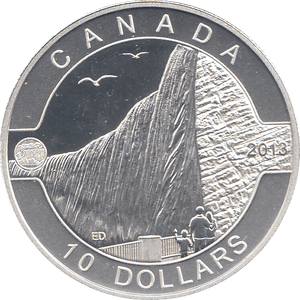 2013 SILVER PROOF CANADA 10 DOLLAR - SILVER WORLD COINS - Cambridgeshire Coins