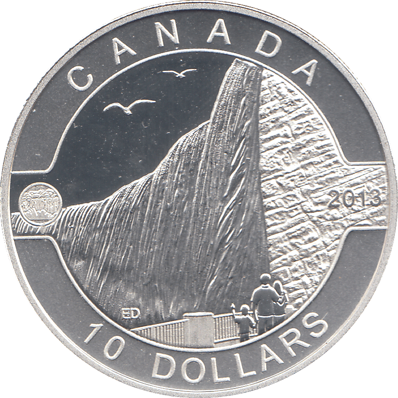 2013 SILVER PROOF CANADA 10 DOLLAR - SILVER WORLD COINS - Cambridgeshire Coins