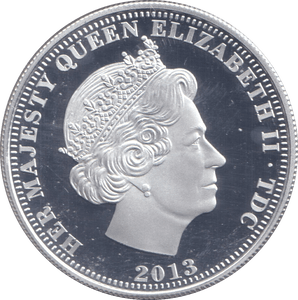 2013 SILVER PROOF CROWN 60TH ANNIVERSARY - SILVER WORLD COINS - Cambridgeshire Coins