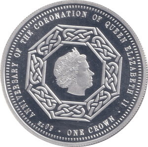 2013 SILVER PROOF CROWN ANNIVERSARY OF THE CORONATION OF QUEEN ELIZABETH - SILVER WORLD COINS - Cambridgeshire Coins