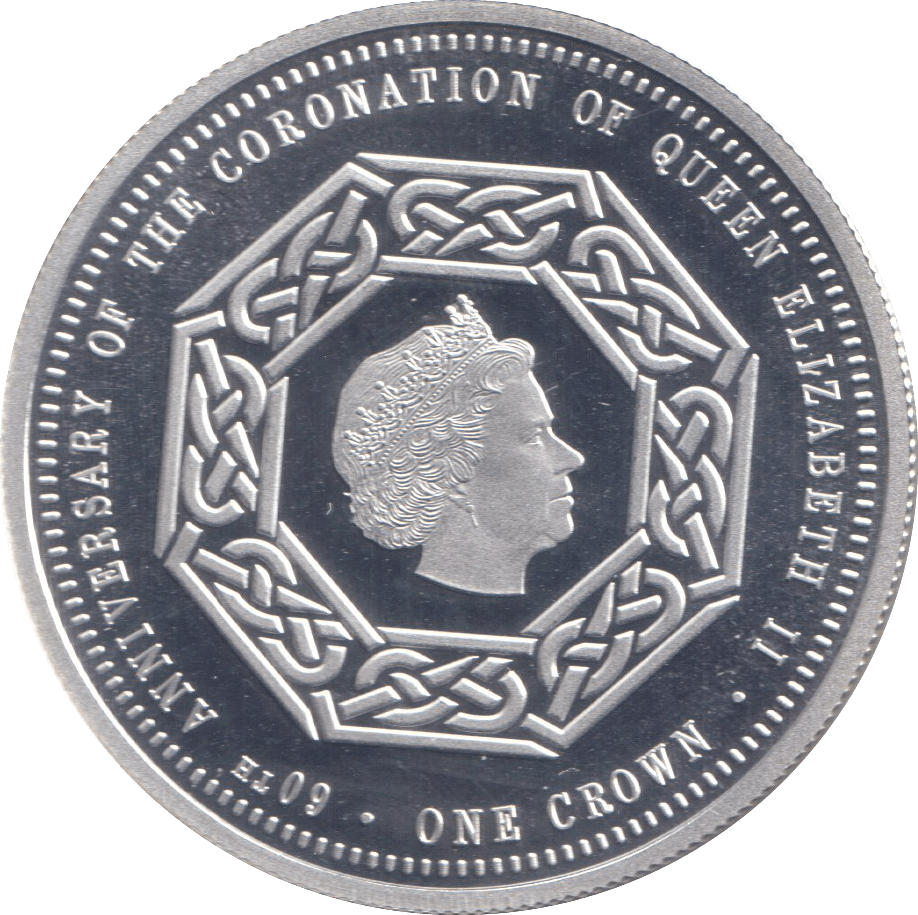 2013 SILVER PROOF CROWN ANNIVERSARY OF THE CORONATION OF QUEEN ELIZABETH - SILVER WORLD COINS - Cambridgeshire Coins