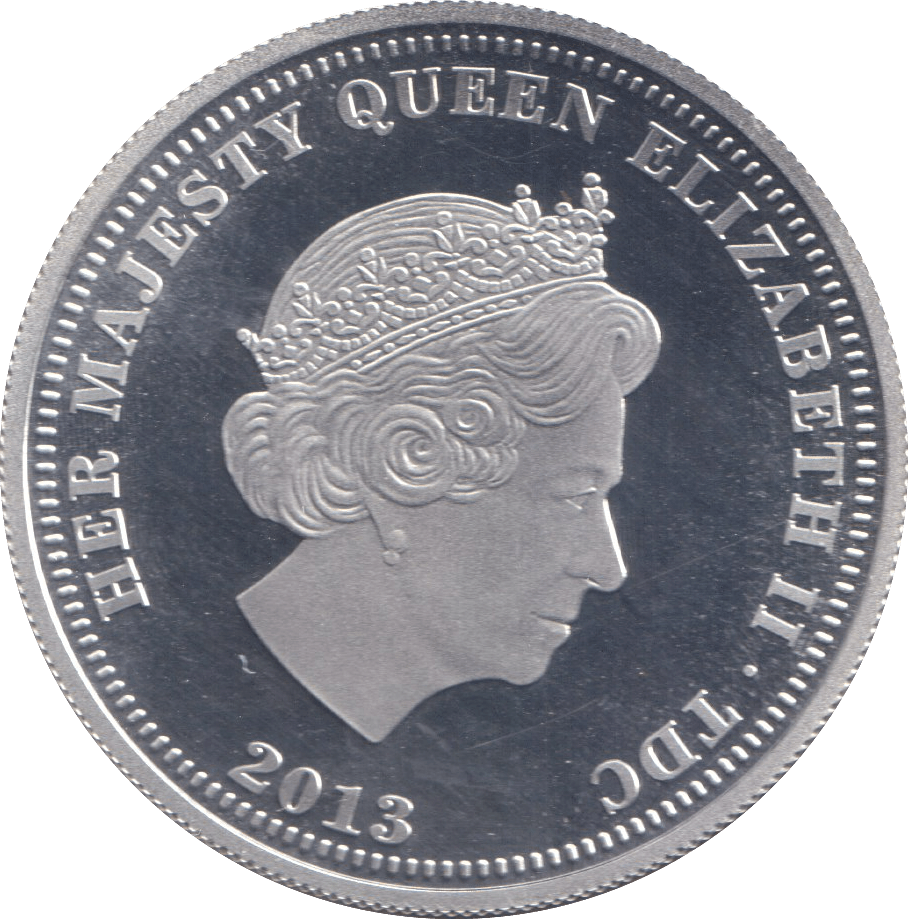 2013 SILVER PROOF CROWN ANNIVERSARY OF THE CORONATION OF QUEEN ELIZABETH - SILVER WORLD COINS - Cambridgeshire Coins