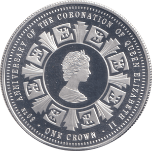 2013 SILVER PROOF CROWN ANNIVERSARY OF THE CORONATION OF QUEEN ELIZABETH - SILVER WORLD COINS - Cambridgeshire Coins