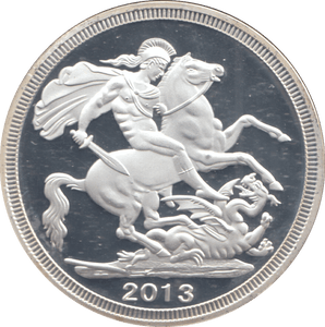 2013 SILVER PROOF CROWN - CROWN - Cambridgeshire Coins