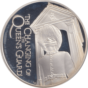 2013 SILVER PROOF FIVE DOLLARS BERMUDA CHANGING OF THE QUEENS GUARD - SILVER WORLD COINS - Cambridgeshire Coins