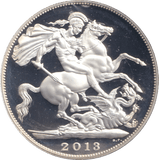 2013 SILVER PROOF FIVE POUND - SILVER WORLD COINS - Cambridgeshire Coins