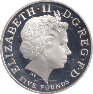 2013 SILVER PROOF FIVE POUND - SILVER WORLD COINS - Cambridgeshire Coins