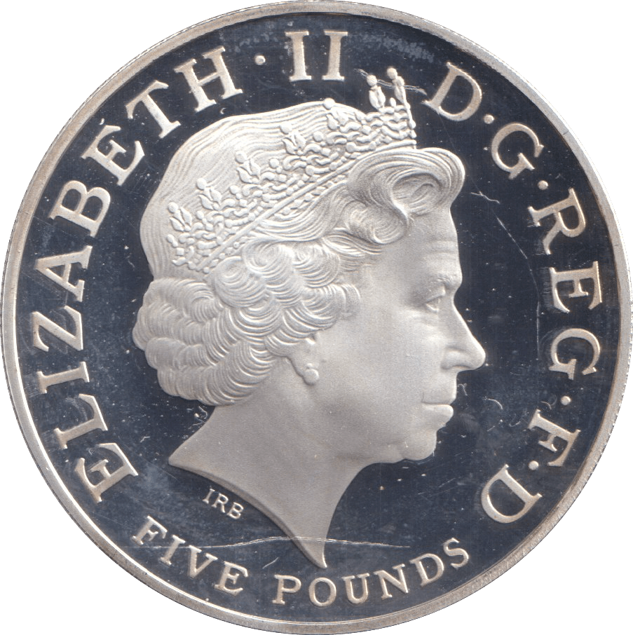 2013 SILVER PROOF FIVE POUND - SILVER WORLD COINS - Cambridgeshire Coins