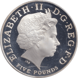2013 SILVER PROOF FIVE POUND - SILVER WORLD COINS - Cambridgeshire Coins