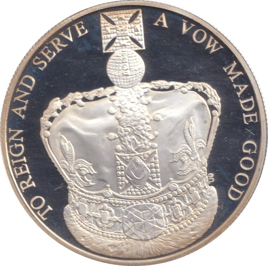 2013 SILVER PROOF £5 60TH CORONATION ANNIVERSARY - SILVER WORLD COINS - Cambridgeshire Coins