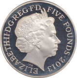 2013 SILVER PROOF £5 60TH CORONATION ANNIVERSARY - SILVER WORLD COINS - Cambridgeshire Coins