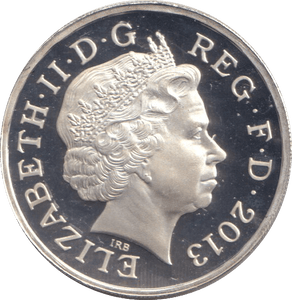 2013 SILVER PROOF ROYAL ARMS ONE POUND - £1 Silver Proof - Cambridgeshire Coins