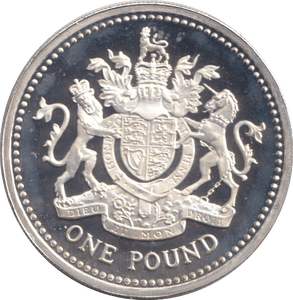 2013 SILVER PROOF ROYAL ARMS ONE POUND - £1 Silver Proof - Cambridgeshire Coins