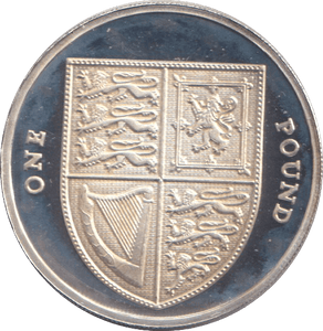 2013 SILVER PROOF ROYAL SHIELD ONE POUND - £1 Silver Proof - Cambridgeshire Coins