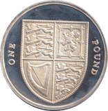 2013 SILVER PROOF ROYAL SHIELD ONE POUND - £1 Silver Proof - Cambridgeshire Coins