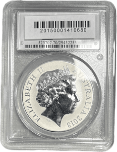 2013 SILVER SALTWATER CROCODILE BINDI $1 PRODUCED BY AUSTRALIAN MINT PCGS MS 70 AUSTRALIA - NGC SILVER COINS - Cambridgeshire Coins